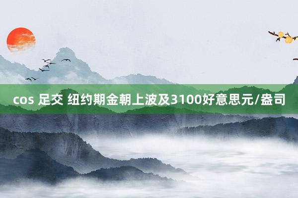 cos 足交 纽约期金朝上波及3100好意思元/盎司